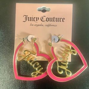 NWT Juicy Couture Heart Loops